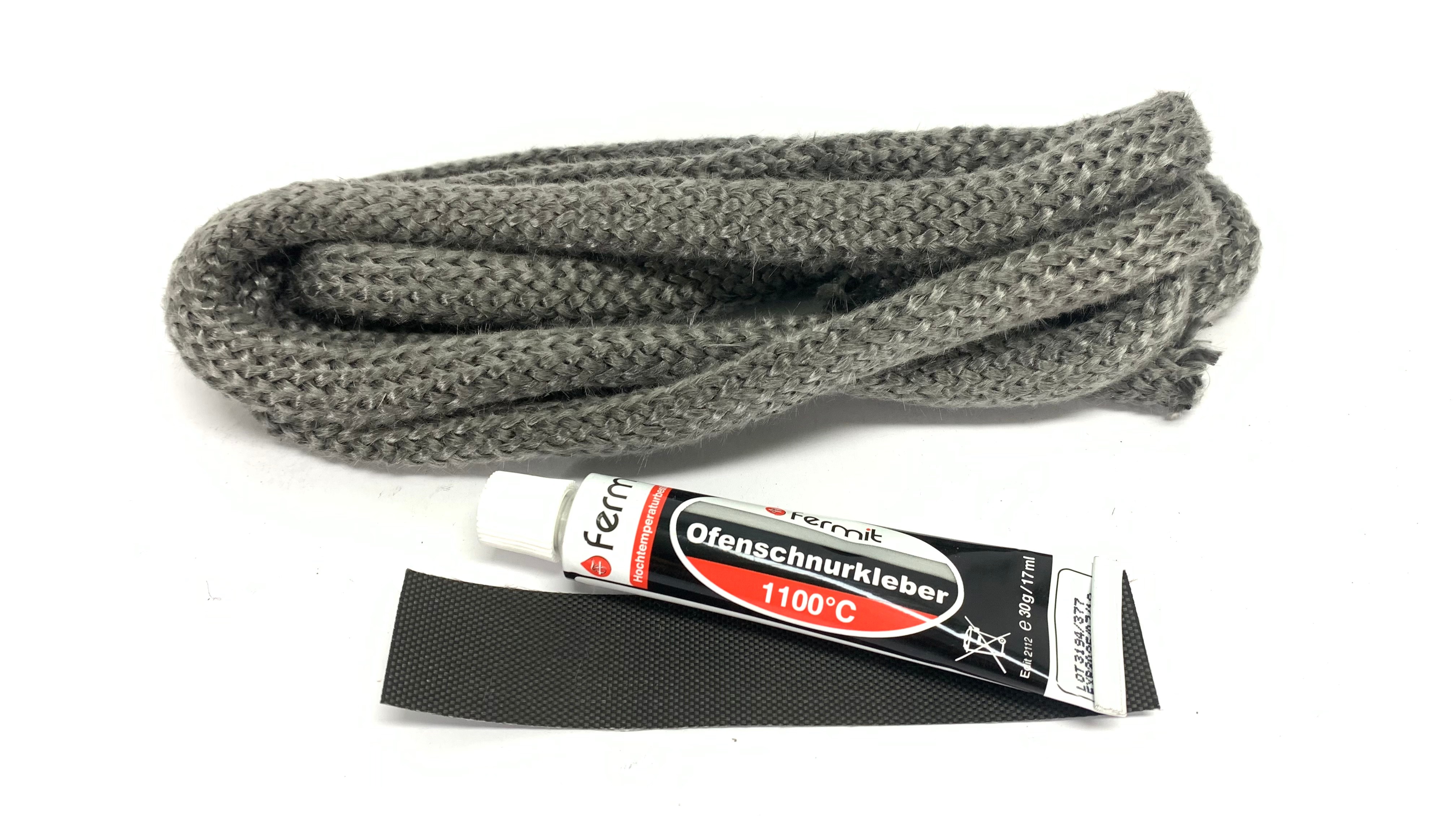 Türdichtung mit Spezialkleber 12 mm – Ersatzteil für Techfire Kaminöfen