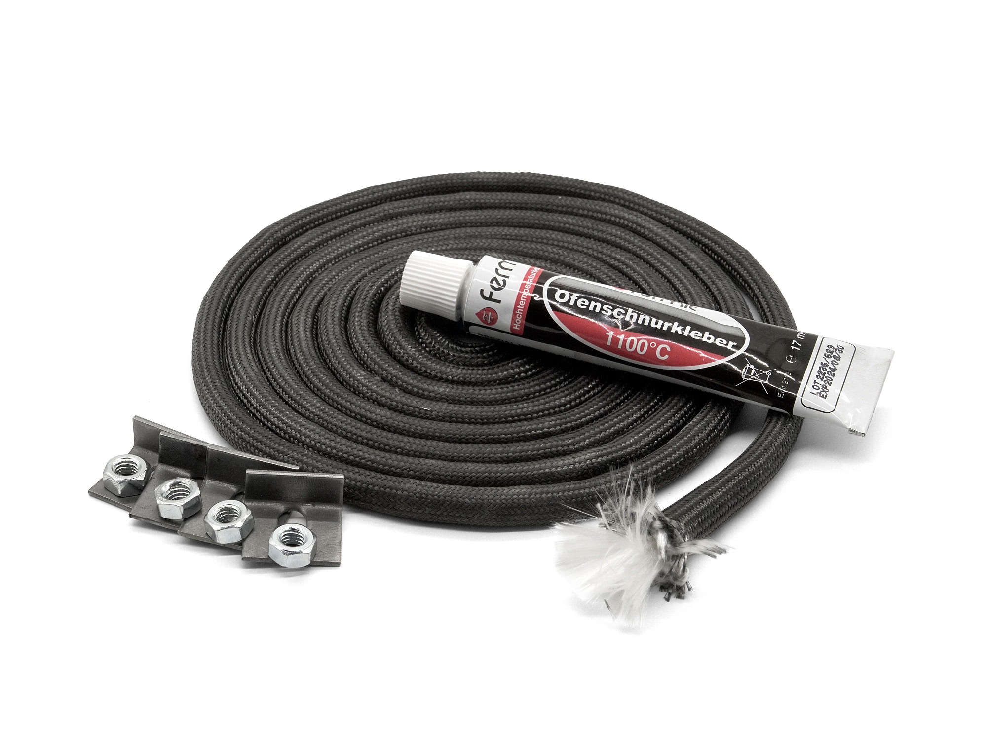Original 6 mm Scheibendichtung für gebogene Scheiben – Ersatzteil für Techfire Kaminöfen